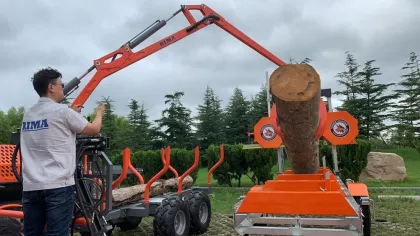ATV Trailers with Grapple and 6.5hp Engine