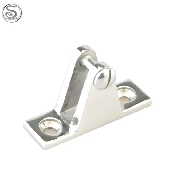 316 Stainless Steel Heavy Duty Removable Pin Deck Hinge, 90 Degree Angle