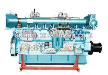 Zibo Zichai Z8170 Series marine diesel engine with 8 cylinder
