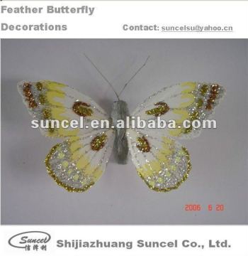 Glitter Butterfly on wire