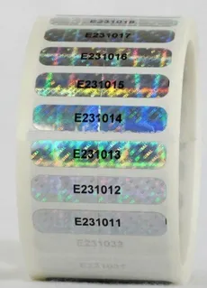 Professional pass hologram sticker custom printing