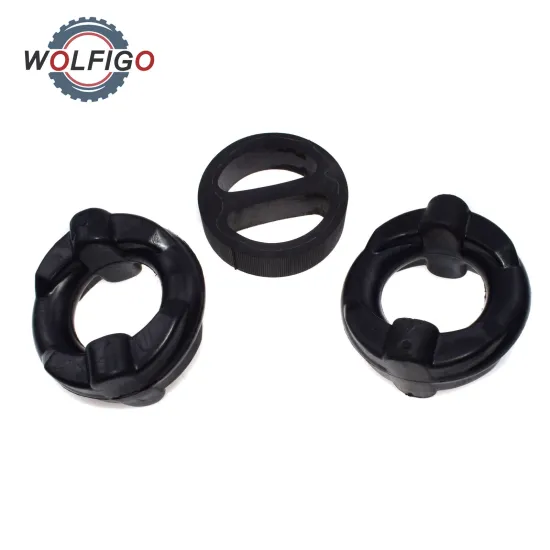 WOLFIGO 3Pcs Front & Rear Exhaust Rubber Hanger Bracket Holder Mount Set for BMW E21 E30 E12 E28 E34 E23 18211712838 18214490159