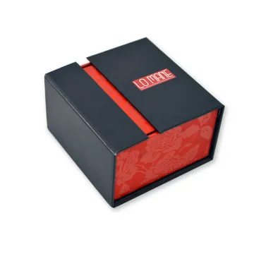 High Quality Jewelry Double Open Button Box Packing