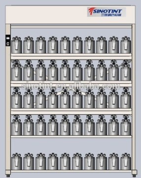 Automobile refinish mixing machine pop in British