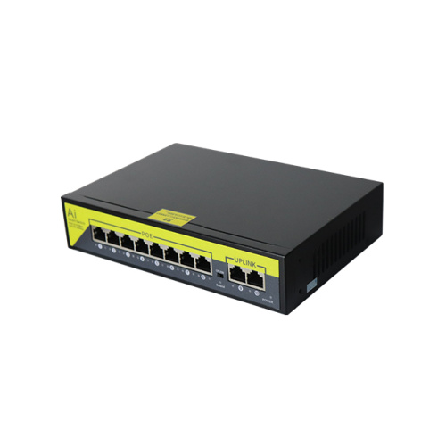 POE Switch Power 8+2Ports Network Poe Switch For Video Door Phone Factory