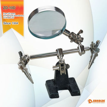 High quality magnifier with Helping hand of Ningbo ZD
