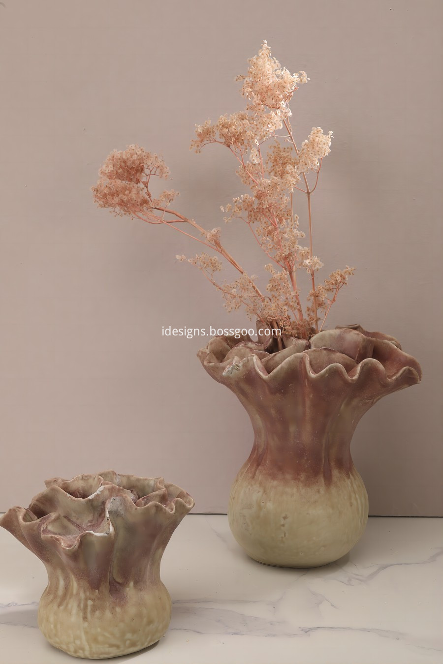 Ceramic Flower Vase for Living Room