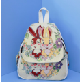 Mochila multifuncional tejida en jacquard teñida con hilo bohemio