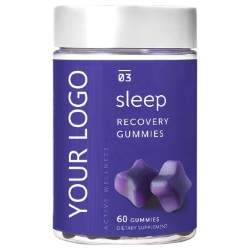 OEM/ODM Vegan Natural Flavor Organic Support Melatonin Curcumin C3 Complex gummies Turmeric Extract Sleep Recovery