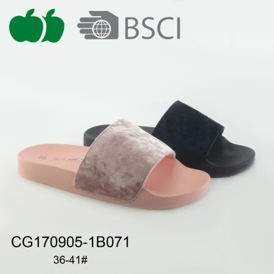 Hot Sale High Quality Pcu Simple Ladies Slippers