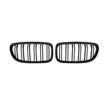 E90 LCI M Style ABS Gloss Black Double Slat Bumper Grille for BMW 2009-2011