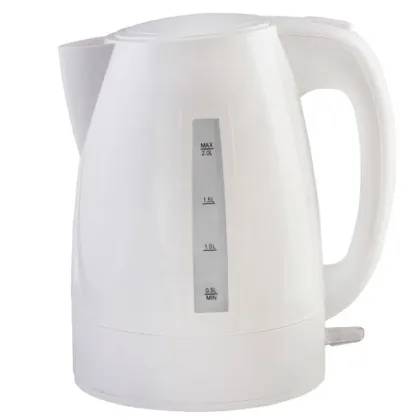 Custom Brand 2200W 2L Electric Kettle with Transparent Water Window and Plastic Plate