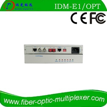 E1 to V.35 fiber optic media converter