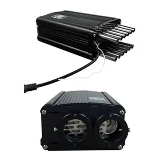 8 Port LED RGB Star Ceiling Lights with PMMA Flashing Fiber Optics