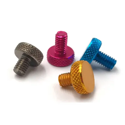 High Quality Anodized Colored Aluminum Thumb Screws in All Colors