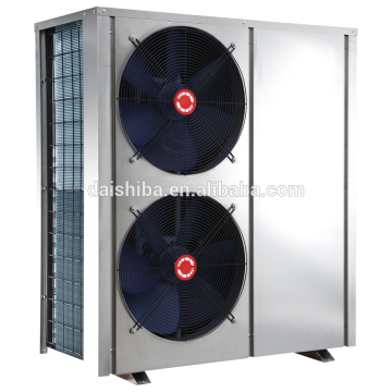 Stainless Steel EVI snowland house heating and hot life water 17kw low temperature air to water heat pump with CE