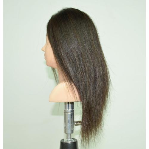 100% HUMAN HAIR MINI TRAINING HAIR MANNEQUIN HEADS CAN PERM,BLEACH,CURL,COLOR