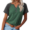 Womens Casual Summer Tops vneck Tees