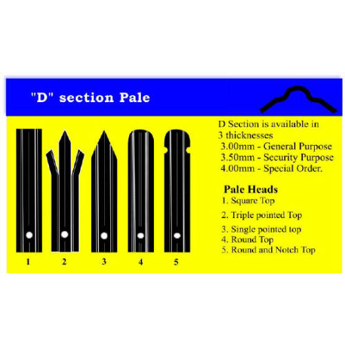 สังกะสีป้องกันการกัดกร่อนรั้ว Palisade ตกแต่ง