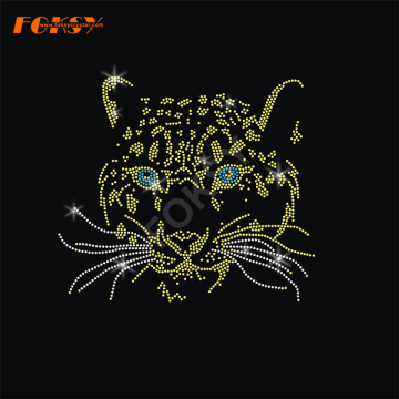 Tiger Animal Hot Fix Rhinestone Transfer Motif