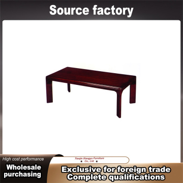 Mesa de centro decorativa de madeira série MK