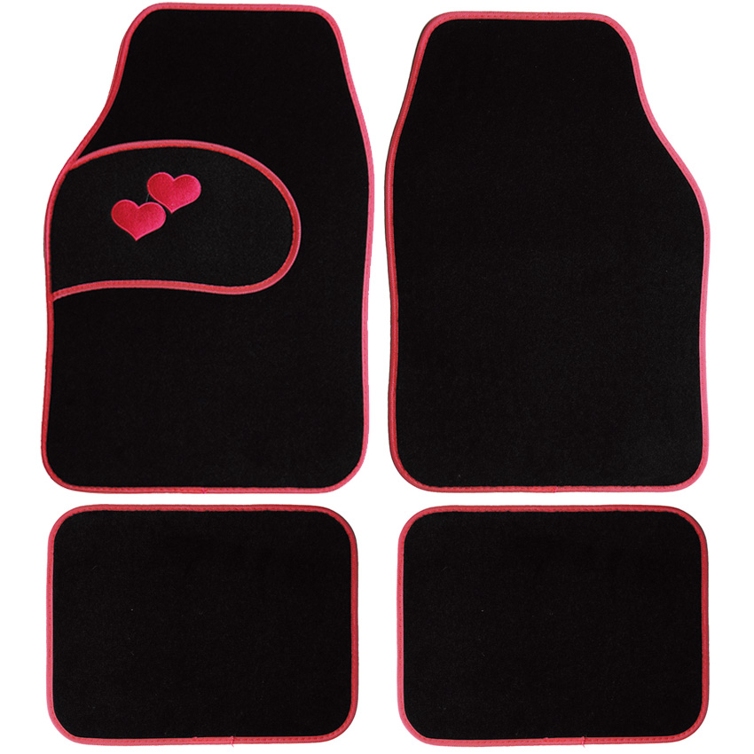 4pcs Tapis de voiture universels