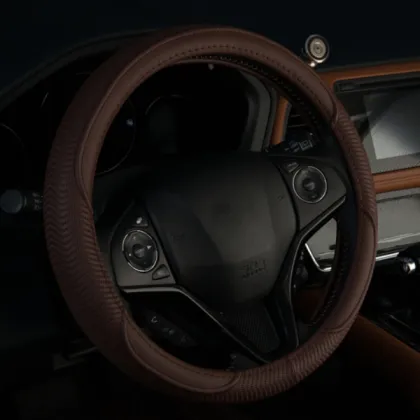 Custom Thin Microfiber Racing Car Steering Wheel Cover - Designer Wholesale Leather