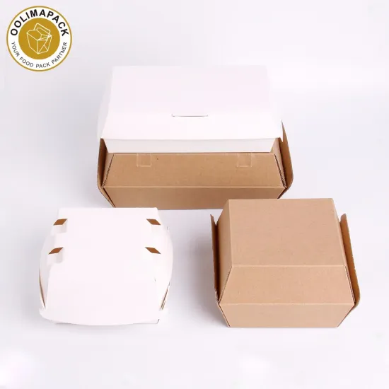 GreenBite: Eco-Friendly Paper Burger Boxes and Hamburger Containers