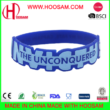 custom fashion silicone soft wrist band