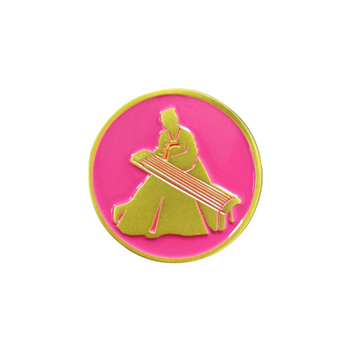 Custom Wholesale Guqin Commemorative Badge Pin