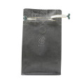 Resealable Zipper Aluminum Box Bottom Kraft Coffee Packaging