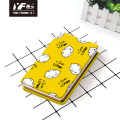 Padrão de fruta personalizada Caderno de capa de metal amarelo Diário de capa dura para meninas