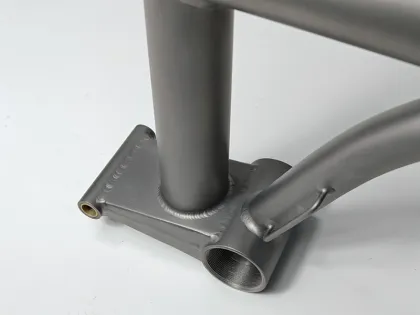 Brompton folding bike Titanium main frame