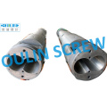 Cmt58 Twin Conical Screw and Barrel for Cincinnati Extrusion, PVC Pipe, Sheet, Profile, Pellets