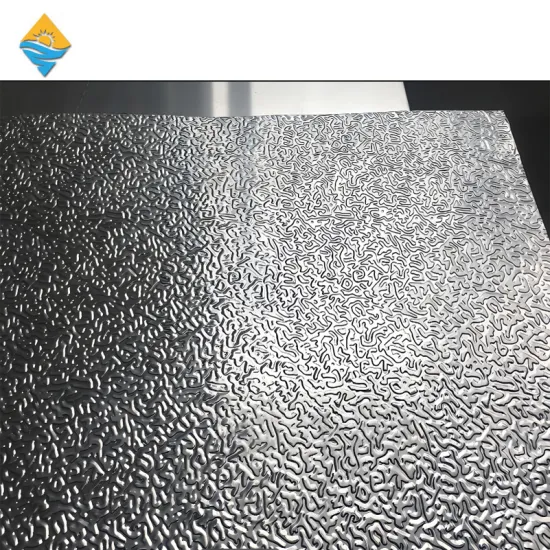 1050 1060 1100 Orange Peal Embossed Aluminum/Embossed Stucco Aluminum Coil/Roll