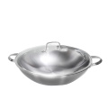 Wok de cuisine Factoty Factoty Supply en acier inoxydable