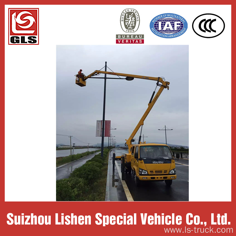 14m Height Dongfeng Aerial Platform lifting truck