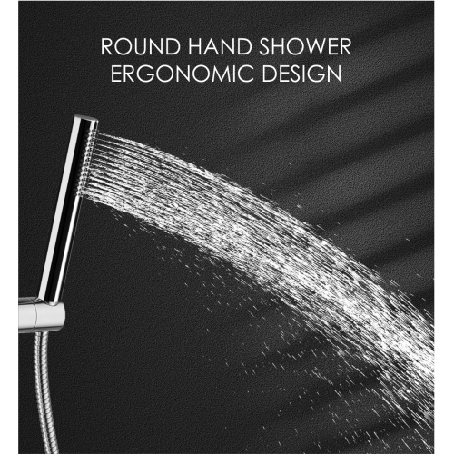 Round Shower Column Shower Set System with Over Head Shower Supplier