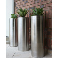 Custom Stainless Steel Flower Planters Decorative Tapered Stainless Steel Planters Supplier