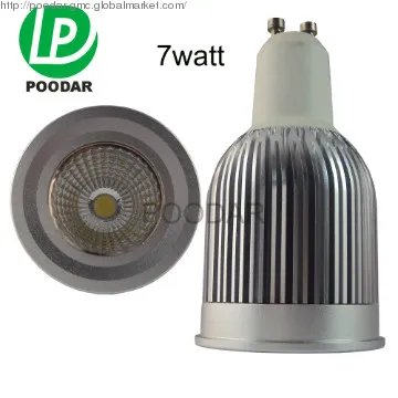 dimmable gu10 Taiwan Everlight COB  7watt