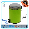 Diseño clásico de 20L Pedal de pie redondo Pedal Bin