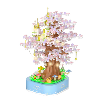 Wekki 506503: Sakura Music Box Build Building Sets - Un giocattolo creativo per i regali di compleanno per bambini