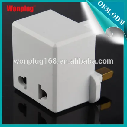 Universal US America to UK 3 pin converter Plug Adapter Plug Adaptor