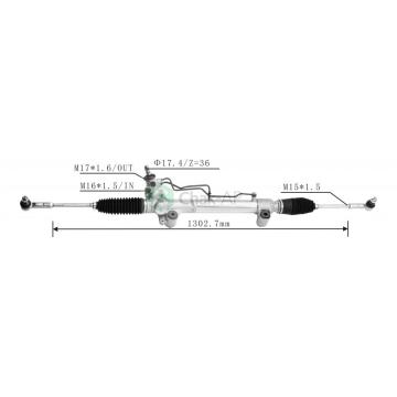 Sistem Kemudi Hidrolik RHD Power Aluminium Steering Gears Toyota Hilux 4WD 2005-2015