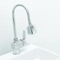 Sanitary Ware Bathroom Pull Out Double-Hole Basin Faucet