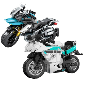 DIY Motorcycle Building Blocks and Puzzles for Kids: CFMOTO 400J-3 and 250SR Techinc Series by Sembo