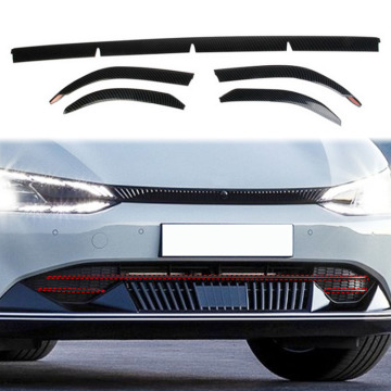 2022 Kia EV6 Carbon Fiber Front Bumper Strip Decorations