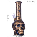 9.1IN hippiesglass, ka letsoho la skeleton ea skeleton ea ho hulela basheben blaker Bong,
