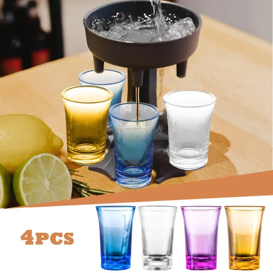 Dispenser rack Plastic Whisky Glass Bar Accessories Acrylic Stemless Wine Glasses and Water Tumblers, Made of Shatterproof