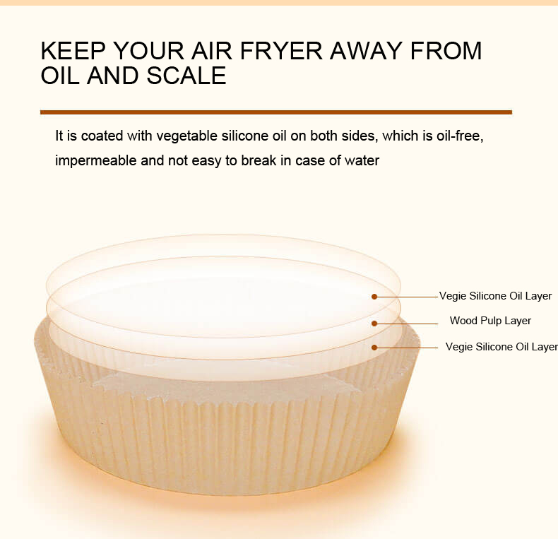 Non-stick disposable baking paper liners